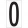3 1/2" "0" Vinyl Warehouse Number Labels