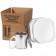 5 1/8" x 5 1/8" x 6 3/16" 1 - 1 Quart Foam Haz Mat Shipper Kit