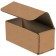 7" x 3" x 3" Kraft Corrugated Mailers