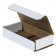 6 1/2" x 3 1/4" x 1 1/4" Corrugated Mailers