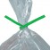 9" x 5/32" Green Paper Twist Ties
