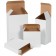 3" x 3" x 10" White Reverse Tuck Folding Cartons