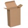 4 5/8" x 2 3/8" x 7 5/16" Kraft Reverse Tuck Folding Cartons
