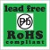 2" x 2" - "Lead Free RoHs Compliant" Labels