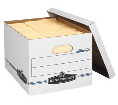 Aviditi Jumbo Corrugated Cardboard Storage Bins 10x 18x 10 White Pack of 25 for Warehouse Garage and Home Organization 
